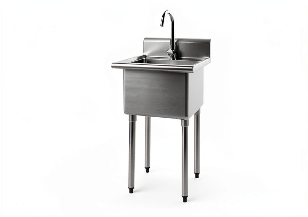 TRINITY Stainless Steel Utility Sink Garage Laundry Sink-2