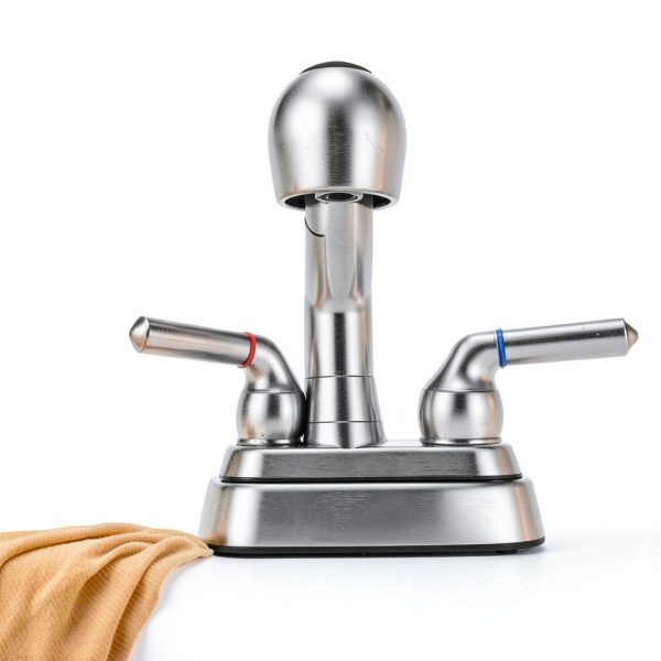 RSYEKU Sink Faucet Brushed Nickel Pull Down Sprayer Utility-1