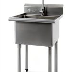 TRINITY Stainless Steel Utility Sink Garage Laundry Sink-0