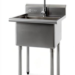 TRINITY Stainless Steel Utility Sink Garage Laundry Sink-0