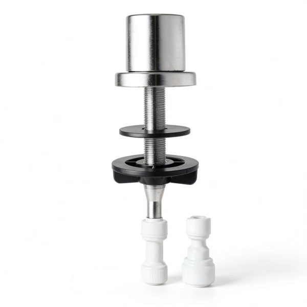 WEWE RO Faucet Brushed Nickel 360 Swivel Kitchen Filter-5