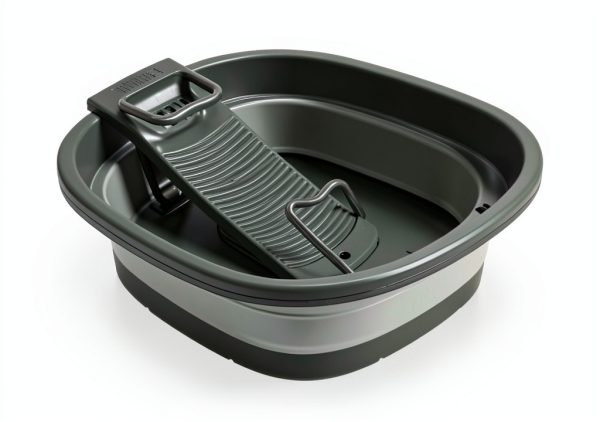 VEMJO Collapsible Wash Basin Foldable Plastic Laundry Tub-6