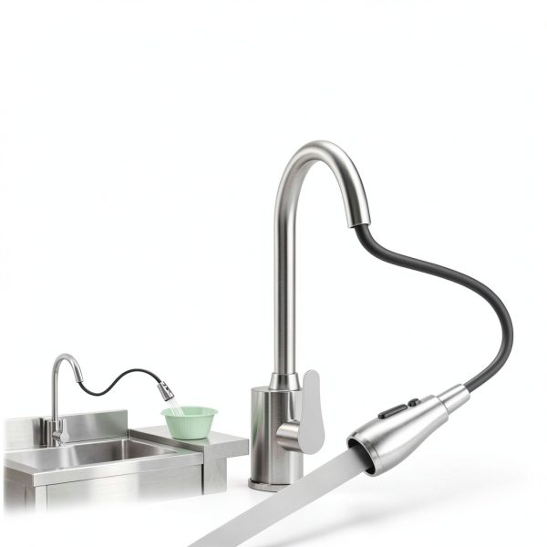 LXAMKIA Stainless Steel Utility Sink Freestanding-4