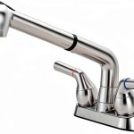 RSYEKU Sink Faucet Brushed Nickel Pull Down Sprayer Utility-0