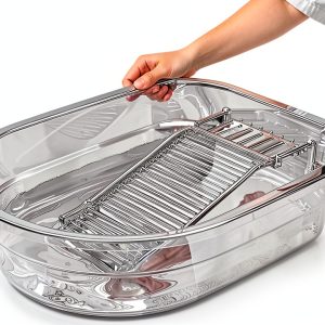 VEMJO Laundry Sink Washboard Transparent Wall Mount Basin-0
