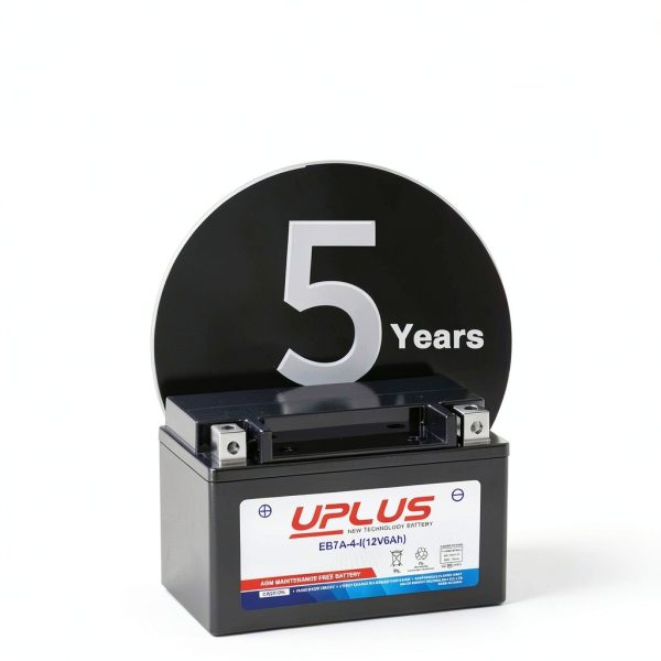 UPLUS NEW TECHNOLOGY BATTERY YTX7A-BS Motorcycle Scooter-1