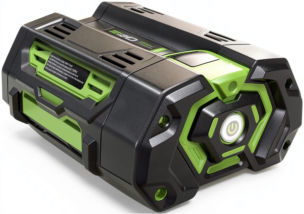 EGO Power+ BA2240 battery installed in an ATV