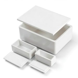 99% Alumina Ceramic Crucible with Lid RIWETRA 10mL 50×20×20mm-0