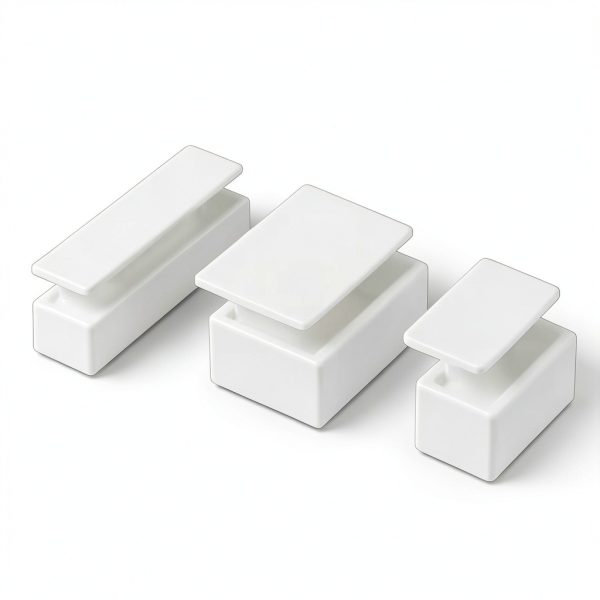 99% Alumina Ceramic Crucible with Lid RIWETRA 10mL 50×20×20mm-4