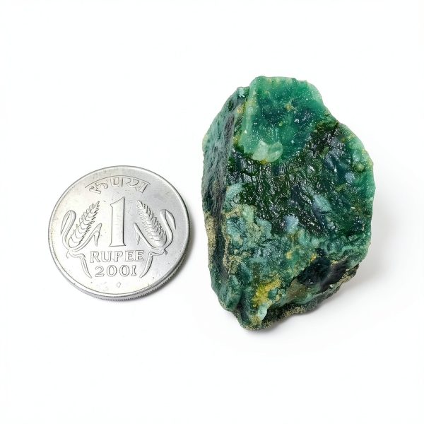 Natural Green Emerald Rough 700 Ct Certified Top Quality Loose Gem-2