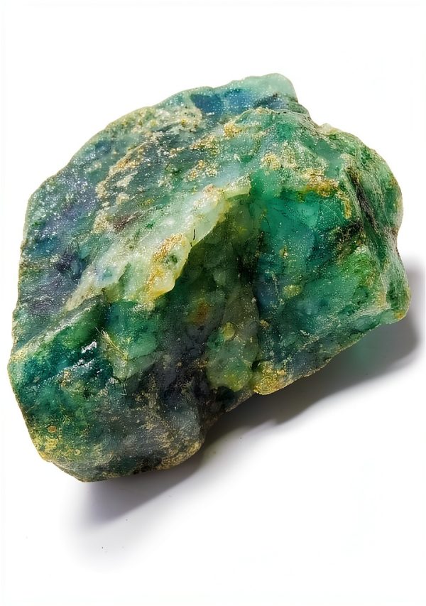 Natural Green Emerald Rough 700 Ct Certified Top Quality Loose Gem-6