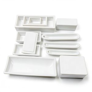 99% Alumina Square Crucible MRUPEZIU Boat HighTemp-0